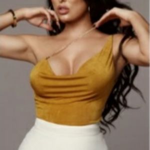 Sophia Rhinestone Strap Top